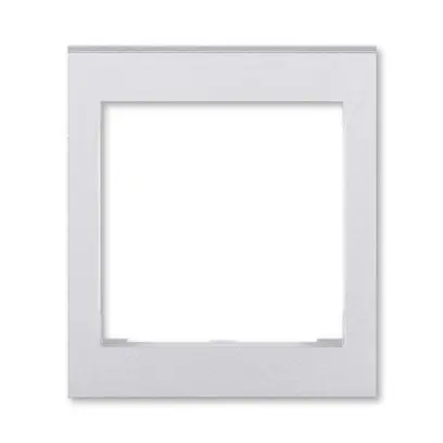 kryt rámečku s otvorem 55x55, střední; titanová, design LEVIT M